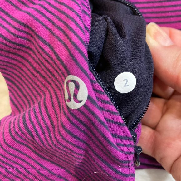 LULULEMON Striped Long Sleeve (Size 2) - Picture 4 of 4